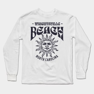 Wrightsville Beach, NC Summertime Vacationing Watchful Sun Long Sleeve T-Shirt